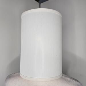 Fenchel shades EUC cylinder drum lamp shade 8 inch diameter 11 inches tall white